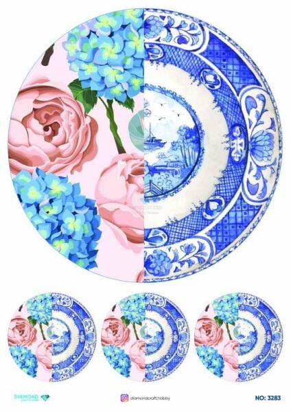 Diamond Pirinç Dekopaj Kağıdı - 3283