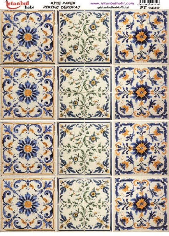 Pirinç Dekopaj Kağıdı 30x42cm PT-3410