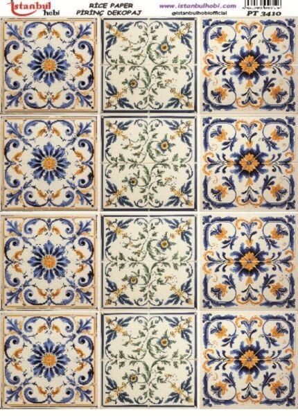 Pirinç Dekopaj Kağıdı 30x42cm PT-3410