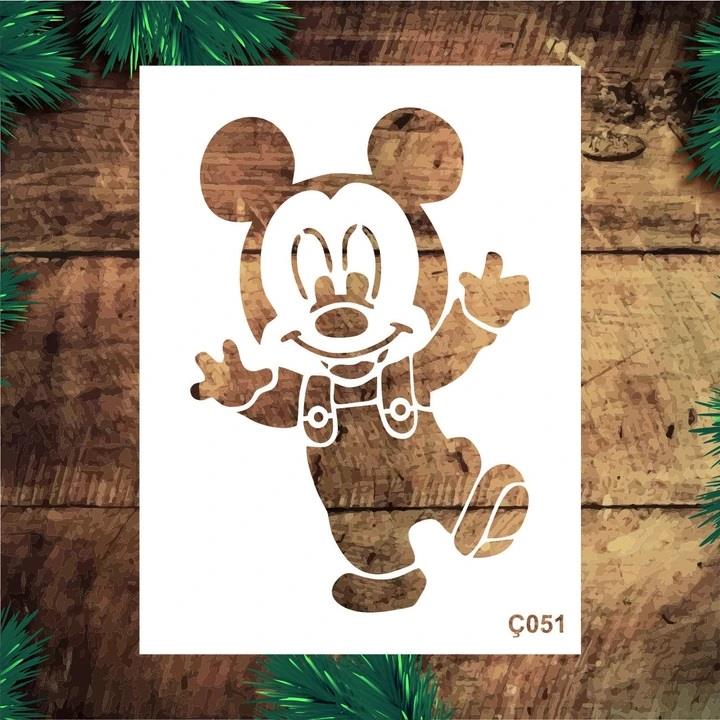 Çocuk Desen Stencil Şablon (21x30) Ç-051