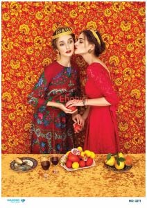 Diamond Pirinç Dekopaj Kağıdı - 2211