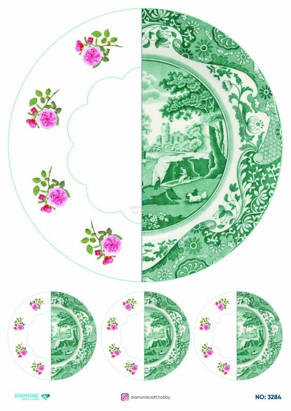 Diamond Pirinç Dekopaj Kağıdı - 3284