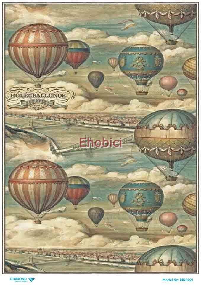 Diamond Pirinç Dekopaj Kağıdı - VN-021 (MN)