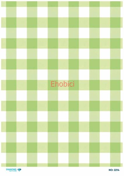 Diamond Pirinç Dekopaj Kağıdı - 2214