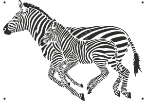 Karışık Desenler Stencil Şablon (21x30) HD-084