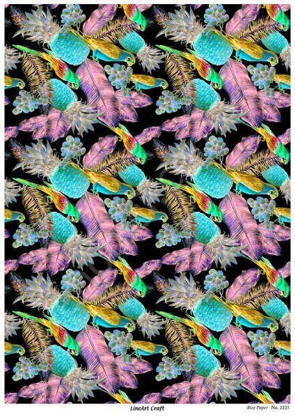 Lineart Pirinç Dekopaj Kağıdı Model - 2225