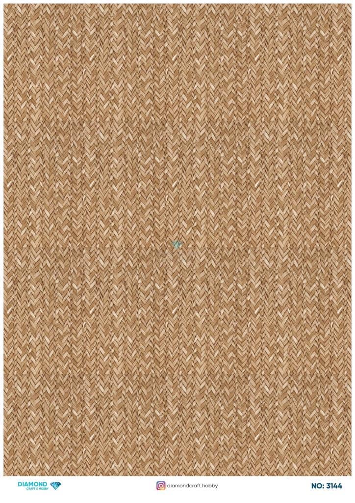 Diamond Pirinç Dekopaj Kağıdı - 3144