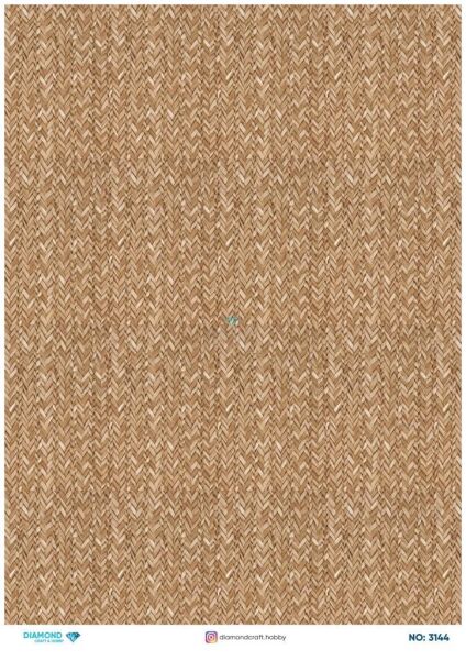 Diamond Pirinç Dekopaj Kağıdı - 3144