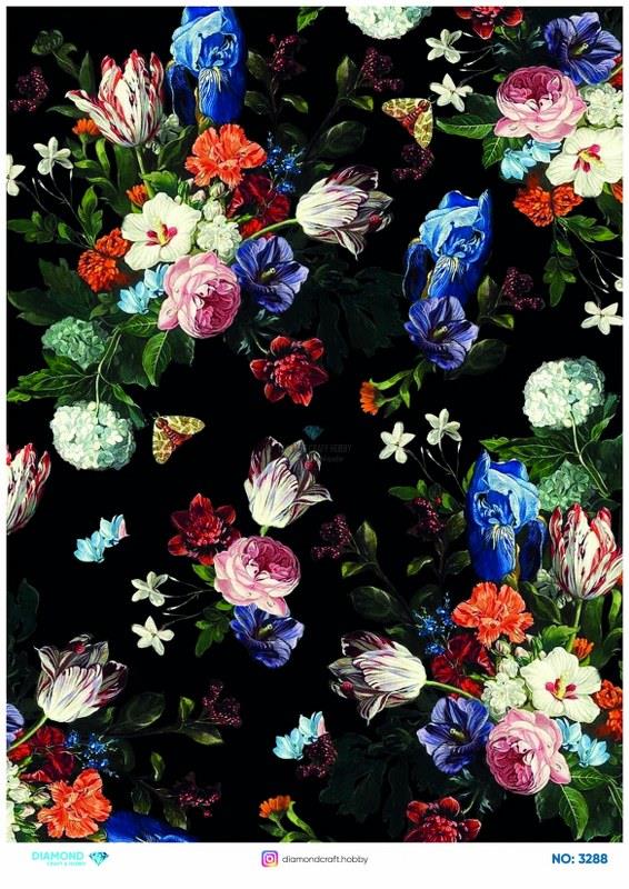 Diamond Pirinç Dekopaj Kağıdı - 3288