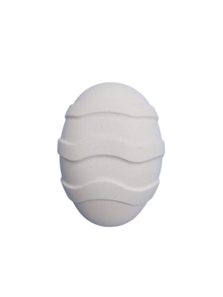 Yumurta Obje Paskalya Figür 7x5cm Çizgili