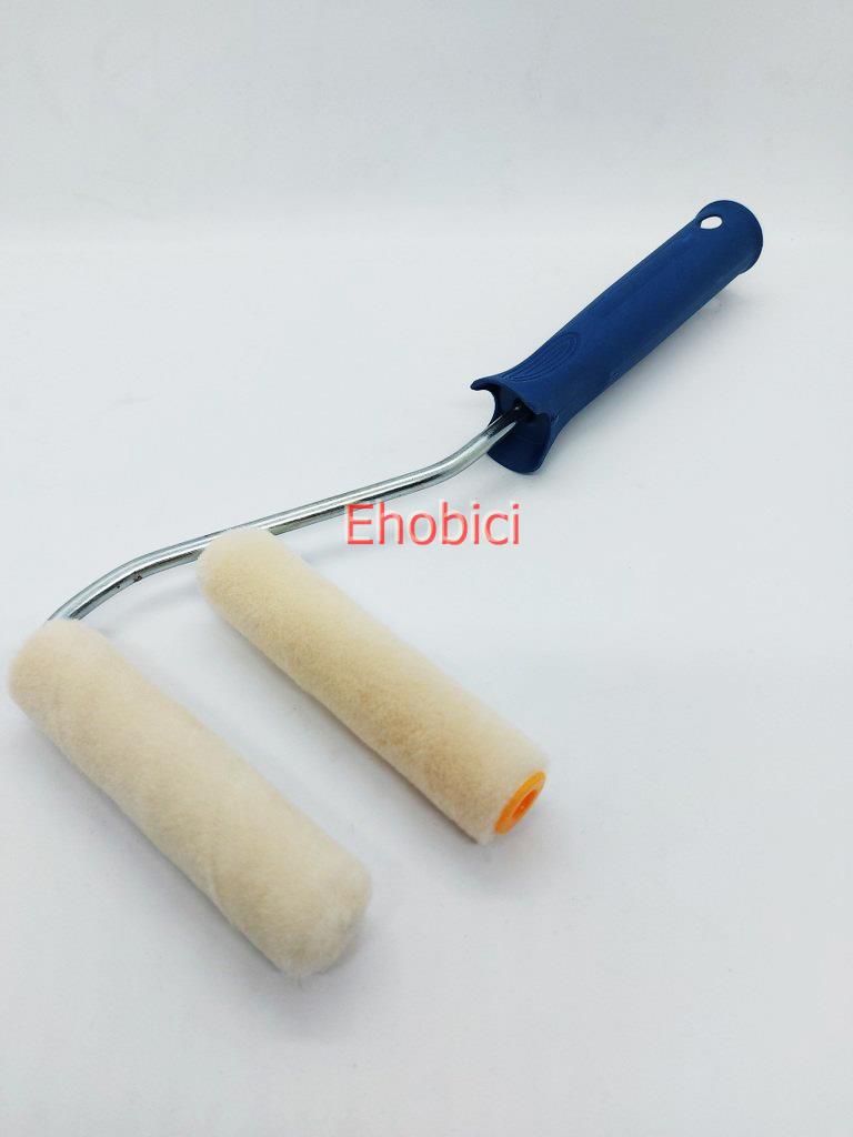 Kadife Rulo Fırça 10cm +1 Yedekli (Moher)