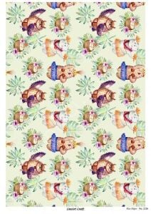 Lineart Pirinç Dekopaj Kağıdı Model - 2226