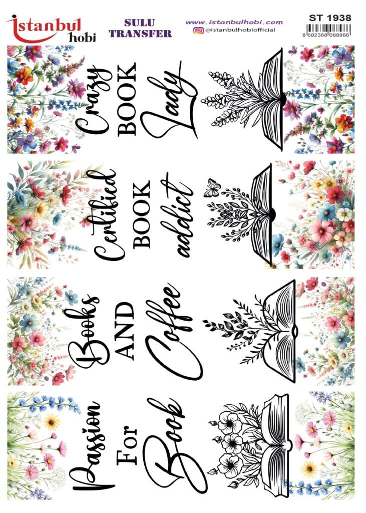 Sulu Transfer Kağıdı 25x35cm ST-1938