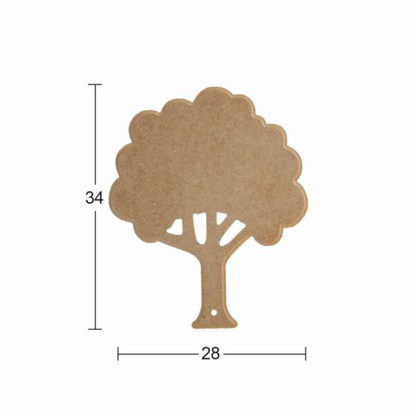 Ahşap Sunumluk 34x28cm L379