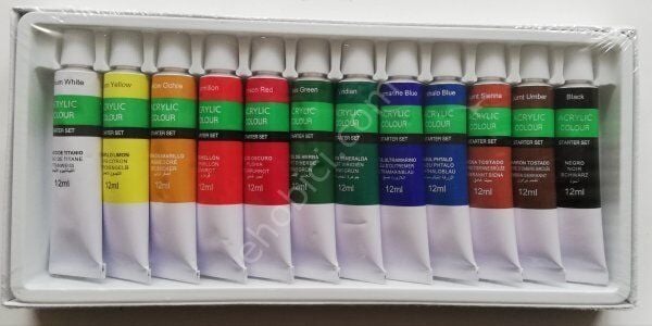 Cenova Art Akrilik Boya Seti 12 li - 12ml