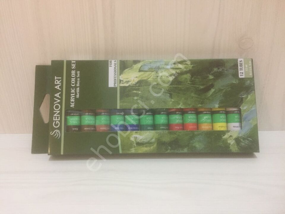 Cenova Art Akrilik Boya Seti 12 li - 12ml