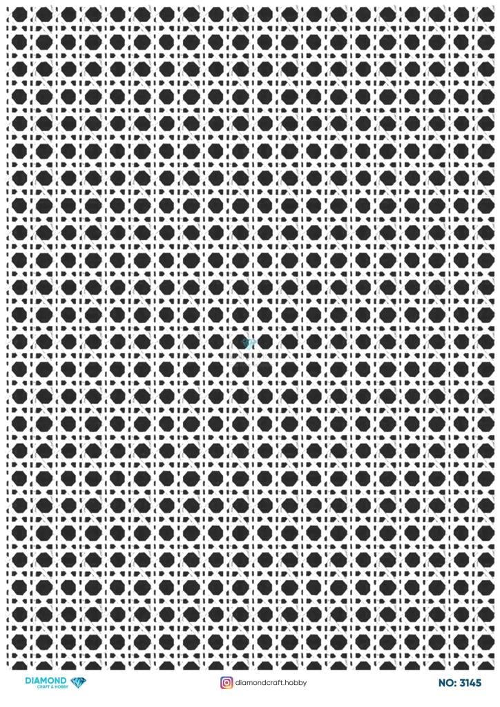 Diamond Pirinç Dekopaj Kağıdı - 3145