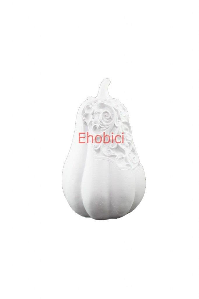 Polyester Büyük Süslü Armut 35x20cm HYK316