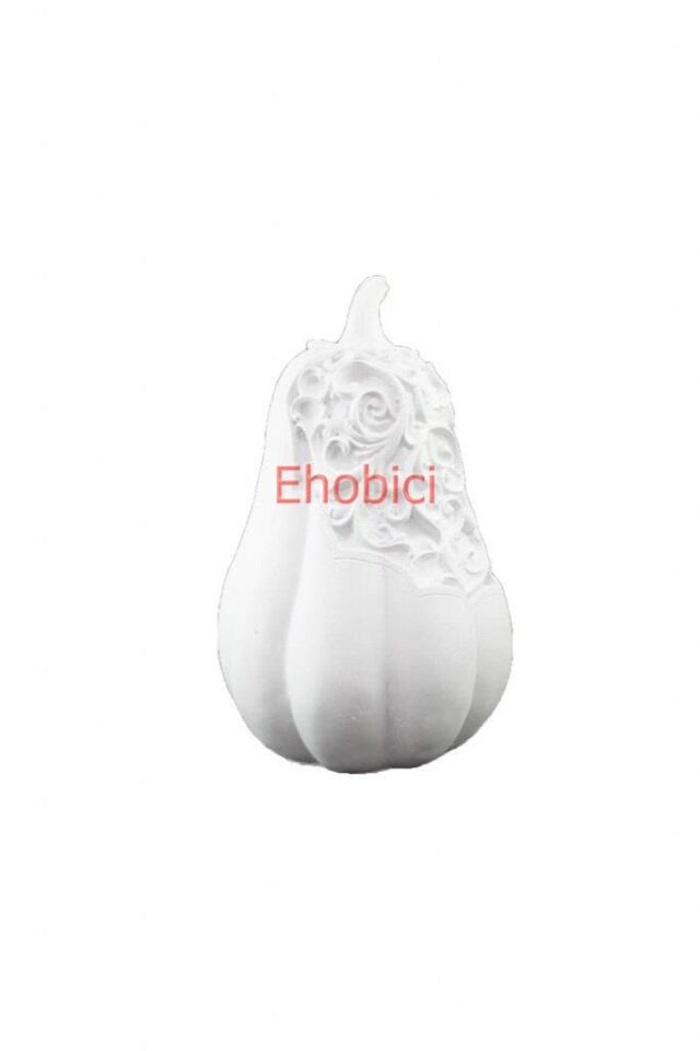 Polyester Büyük Süslü Armut 35x20cm HYK316