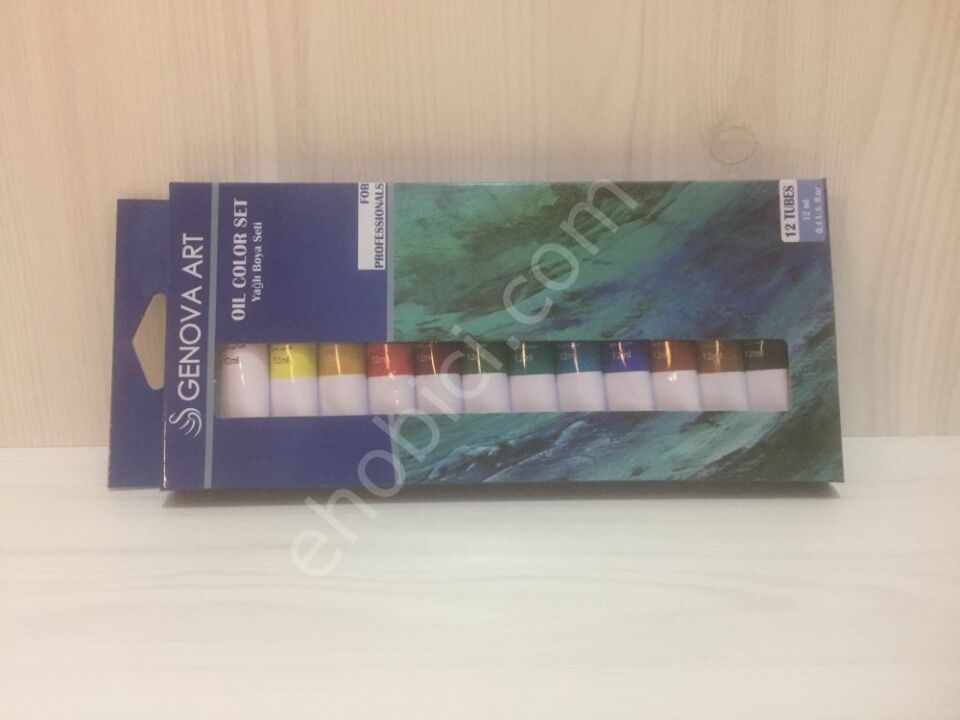 Cenova Art Yağlı Boya Seti 12 li - 12ml