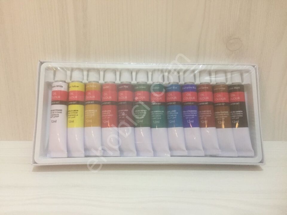 Cenova Art Yağlı Boya Seti 12 li - 12ml