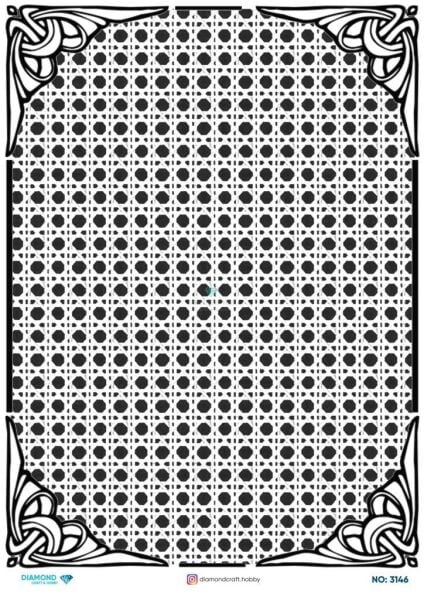 Diamond Pirinç Dekopaj Kağıdı - 3146