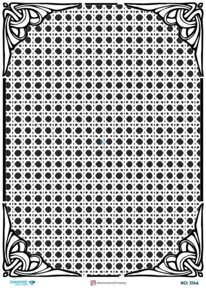 Diamond Pirinç Dekopaj Kağıdı - 3146