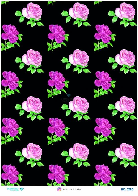 Diamond Pirinç Dekopaj Kağıdı - 3290