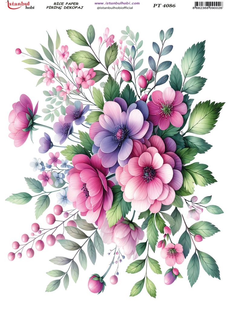 Pirinç Dekopaj Kağıdı 30x42cm PT-4086