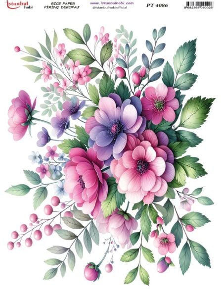 Pirinç Dekopaj Kağıdı 30x42cm PT-4086