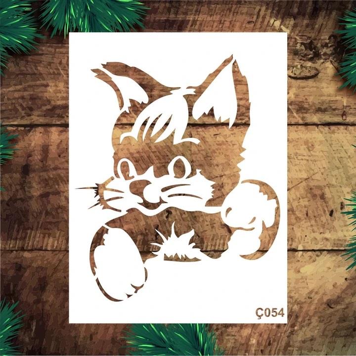 Çocuk Desen Stencil Şablon (21x30) Ç-054