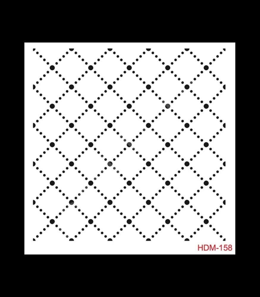 HDM158 Cadence Home Dekor Stencil 25x25