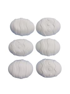 Yumurta Obje Paskalya Figür 7x5cm 6'lı Set