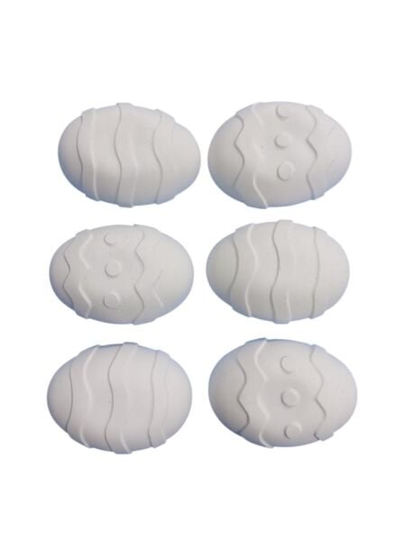 Yumurta Obje Paskalya Figür 7x5cm 6'lı Set