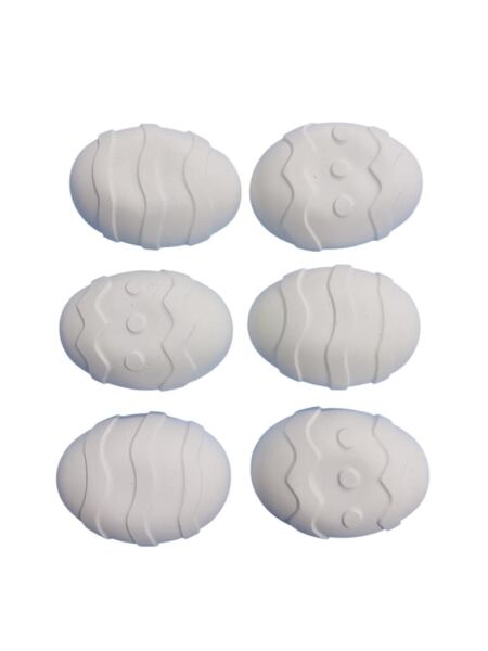 Yumurta Obje Paskalya Figür 7x5cm 6'lı Set
