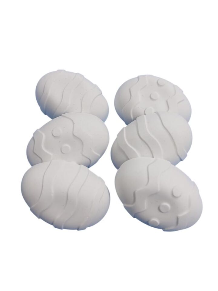 Yumurta Obje Paskalya Figür 7x5cm 6'lı Set