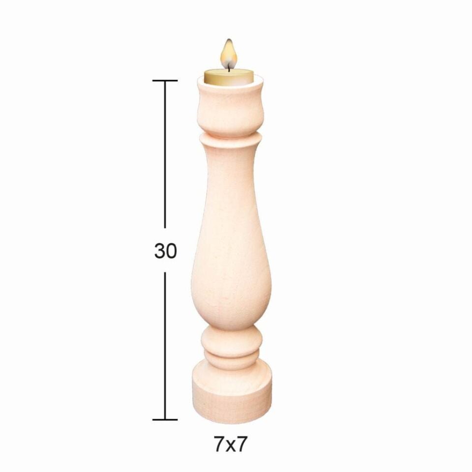 Ahşap Şamdan ŞA-45