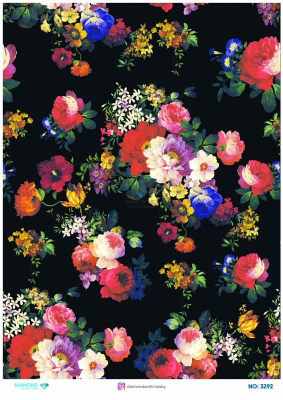 Diamond Pirinç Dekopaj Kağıdı - 3292