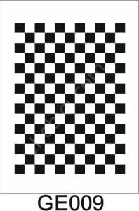 Geometrik Desenler Stencil Şablon (21x30) GE-009