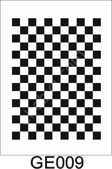 Geometrik Desenler Stencil Şablon (21x30) GE-009