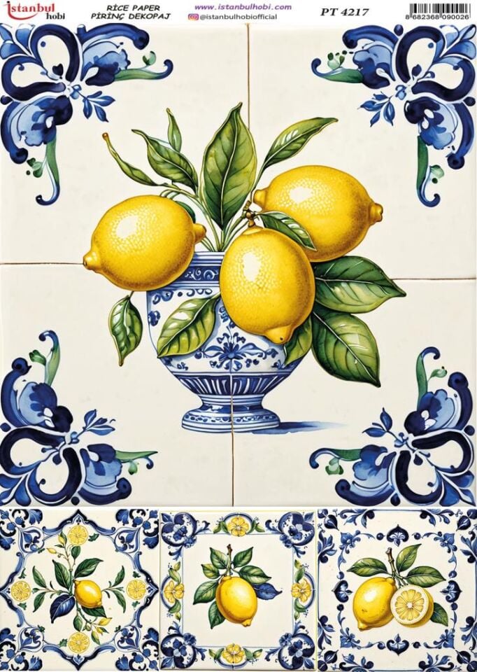 Pirinç Dekopaj Kağıdı 30x42cm PT-4217