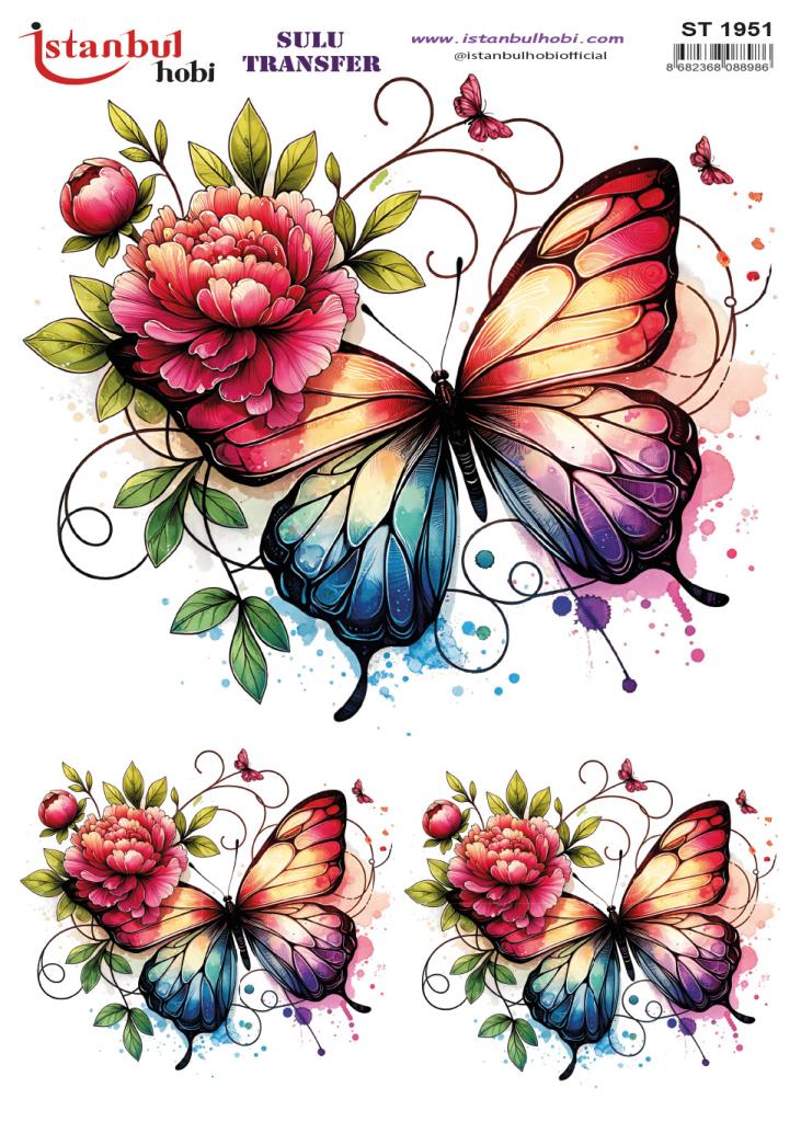 Sulu Transfer Kağıdı 25x35cm ST-1951