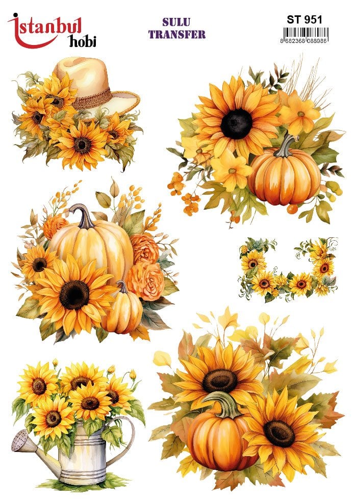 Sulu Transfer Kağıdı 25x35cm ST-951