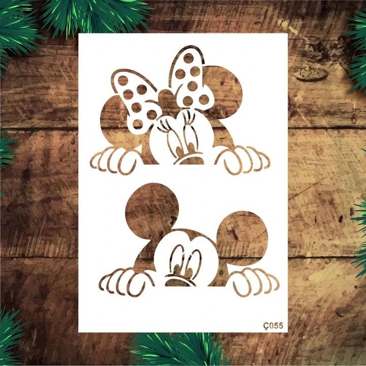 Çocuk Desen Stencil Şablon (21x30) Ç-055