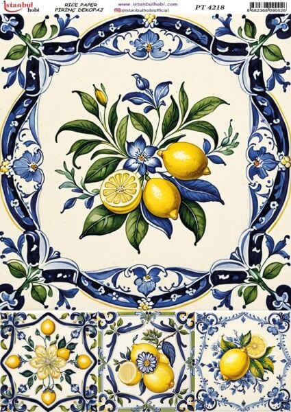 Pirinç Dekopaj Kağıdı 30x42cm PT-4218