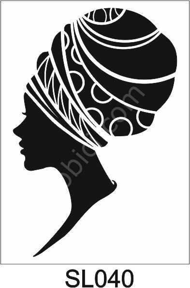 Siluet Desenler Stencil Şablon (21x30) SL-040