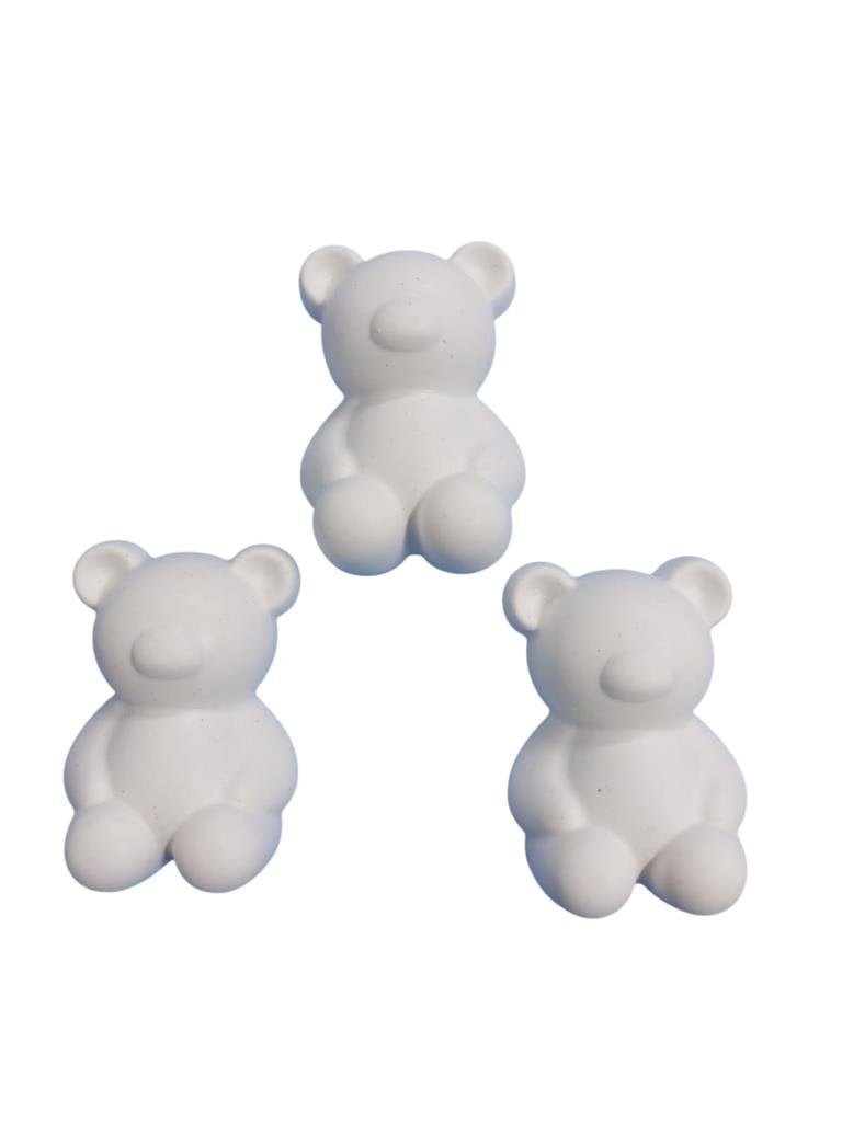 Sevimli Ayıcık Figür 7x5cm 3'lü Set