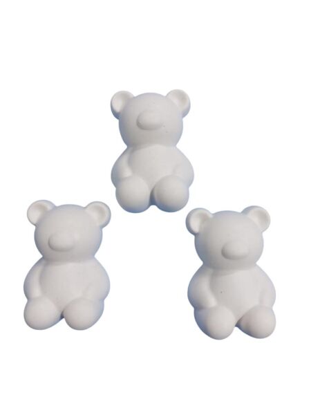 Sevimli Ayıcık Figür 7x5cm 3'lü Set