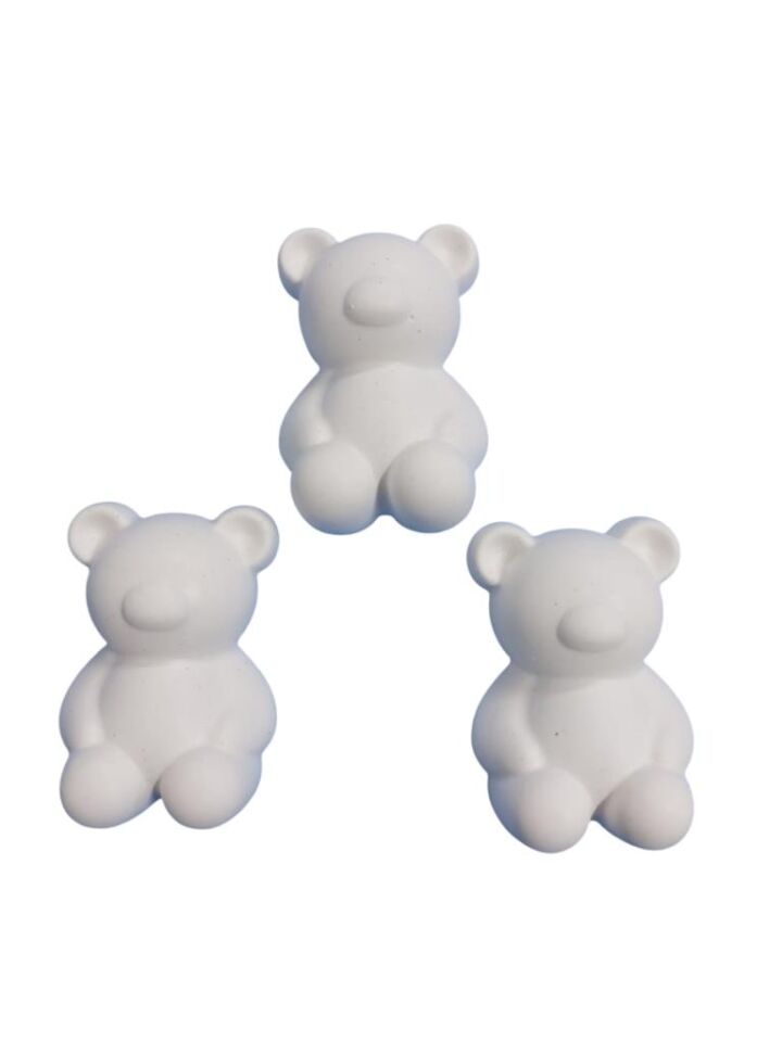 Sevimli Ayıcık Figür 7x5cm 3'lü Set
