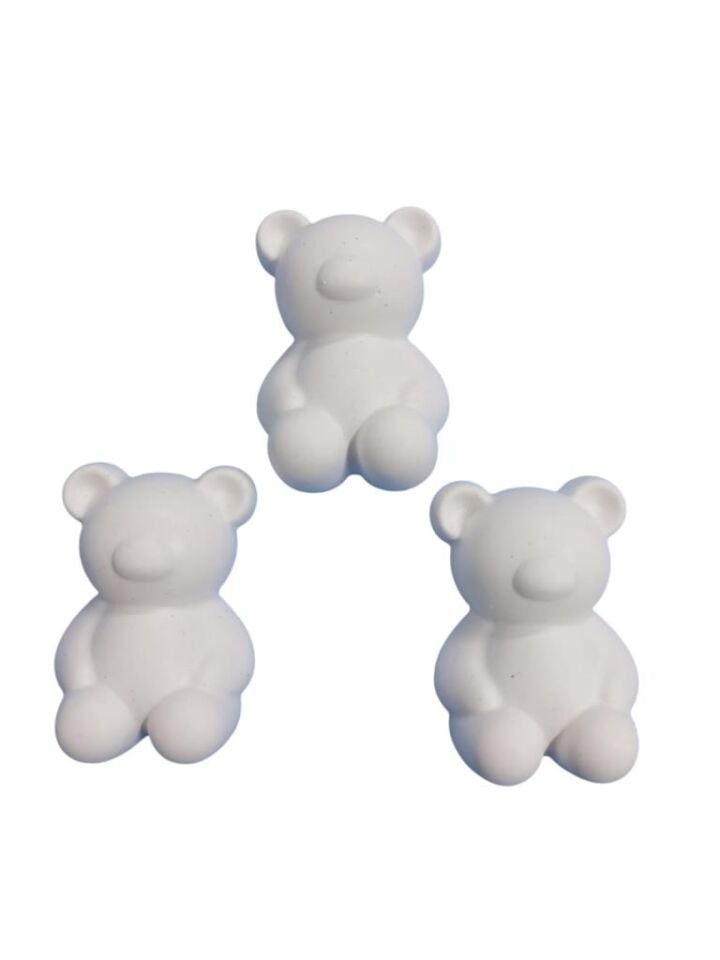 Sevimli Ayıcık Figür 7x5cm 3'lü Set